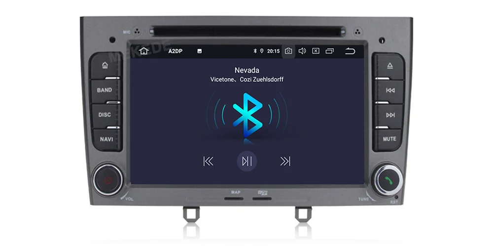 Clearance MEKEDE 7 inch 1024*600 8 Core Android 9.0 4G RAM 64GROM Multimedia Car dvd Player For Peugeot 308 408 with wifi radio GPS BT RDS 17