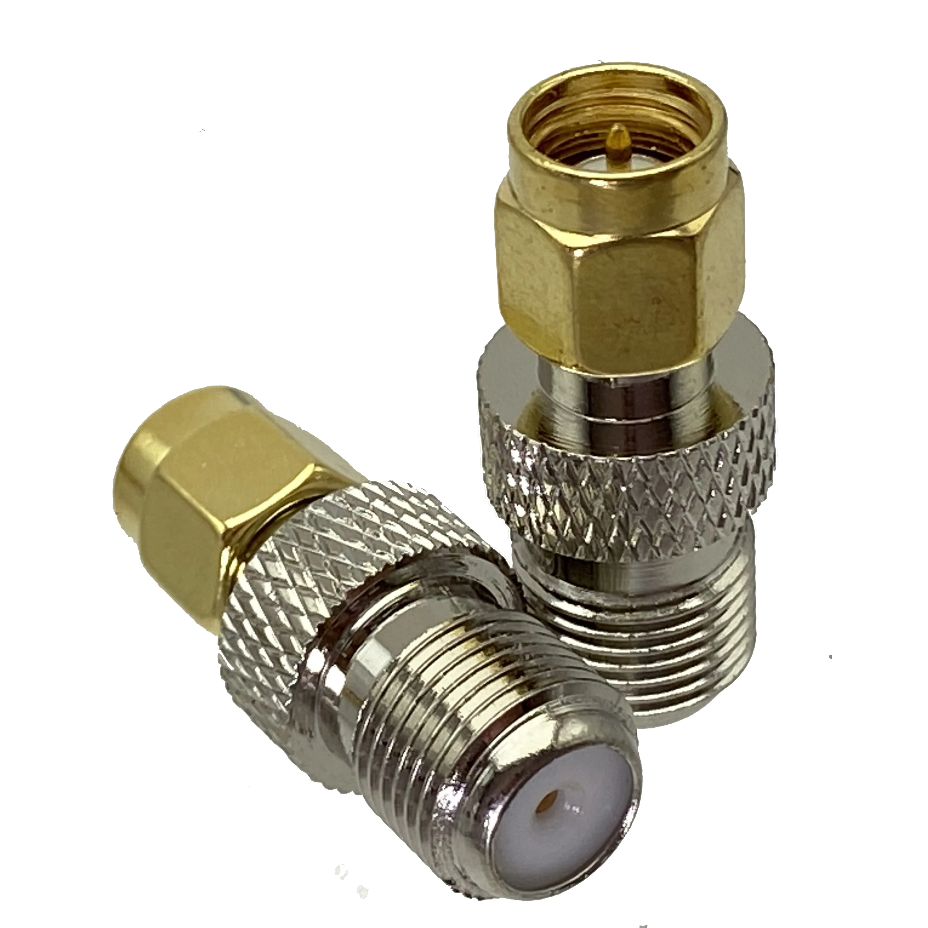 10pcs Conversion Adapter F TV female Jack to SMA male Plug RF coaxial connector for radio Wire Terminals | Обустройство дома