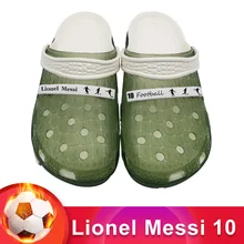 Lionel Messi 30 Сабо Mmassage zapatos de hombre футбольные кроссовки мужские мягкие повседневные сандалии Croks Spor Ayakkabi Erkek capcie
