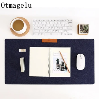 

Oversized Felt Non-slip Padded Mouse Pad Game Keyboard Pad Multi-function Portable Desk Pad 300x700mm 400X900MM