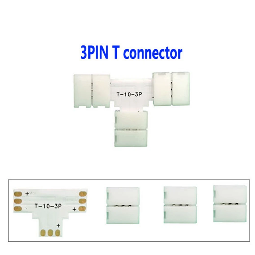 ตัวเลือกสินค้า ตัวเชื่อมต่อ LED Strip Light คุณภาพสูง 5 ชิ้น พร้อมบัดกรีฟรี
