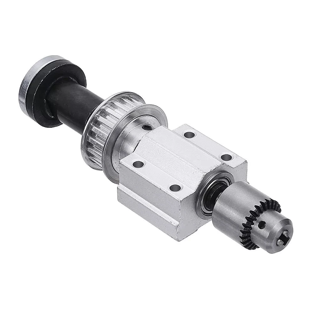 Onnfang No Power Spindle Assembly Small Lathe Accessories Trimming Belt JTO/B10/B12/B16 Drill Chuck Set DIY Woodworking Cutting