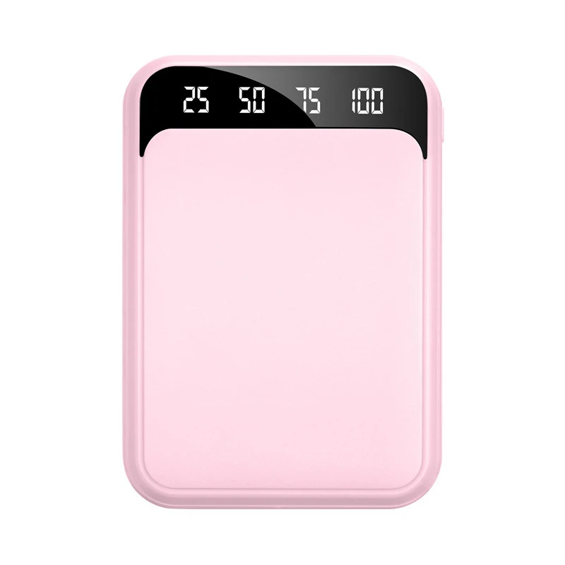 Power Bank 10000mAh Портативная зарядка mi ni внешний аккумулятор для Xiaomi mi iPhone X зарядное устройство для мобильного телефона - Цвет: Pink