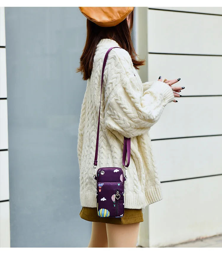 Universal Mobile Phone Bag For Samsung/iPhone/Huawei/HTC/LG Case Wallet Outdoor Sport Arm Purse Shoulder Bag Women Phone Pouch