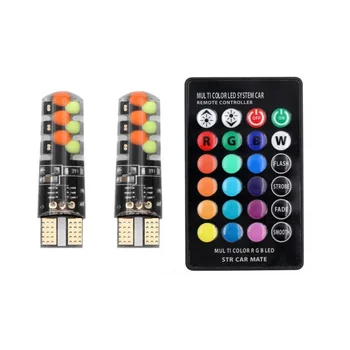 

Bulbs Headlight Bright Brake Lights Colorful Multimode Car Light Bulbs With Remote Controller replacement bulbs side marker