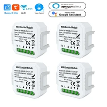 Tuya Smart Life WiFi Curtain Switch Module for Roller Shutter Blinds Motor Smart Home Google Home Alexa Voice Control DIY