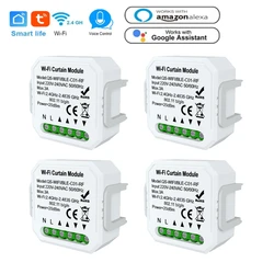 Tuya Smart Life WiFi Curtain Switch Module for Roller Shutter Blinds Motor Smart Home Google Home Alexa Voice Control DIY
