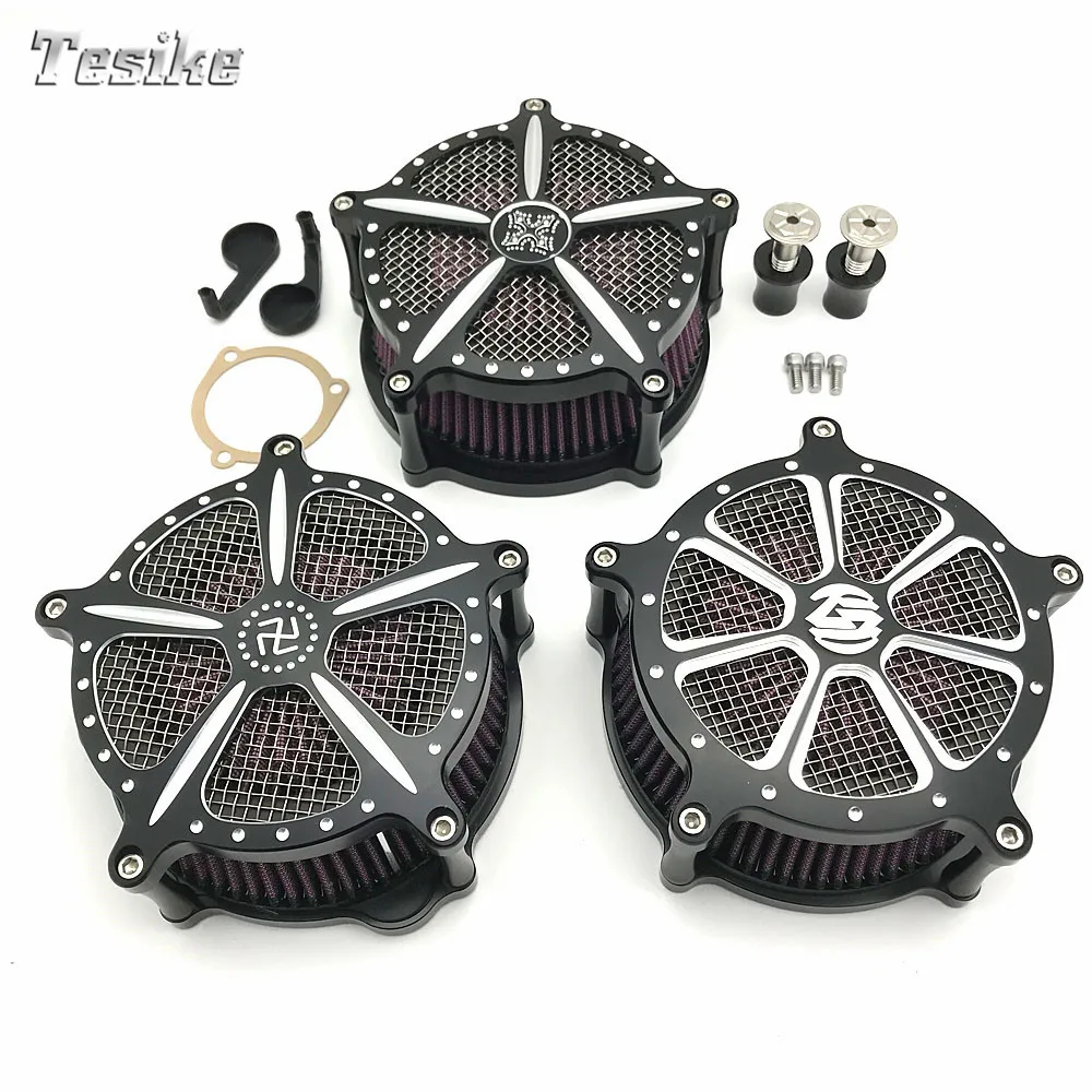 Motorcycle Air Filters Cleaner Filter CNC Crafts For Harley Iron XL883N