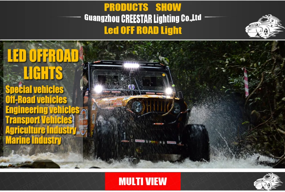 High quality 4X4 offroad vehicle 9 inch LED driving work light 128W LED work light x2pcs/lots Free shipping