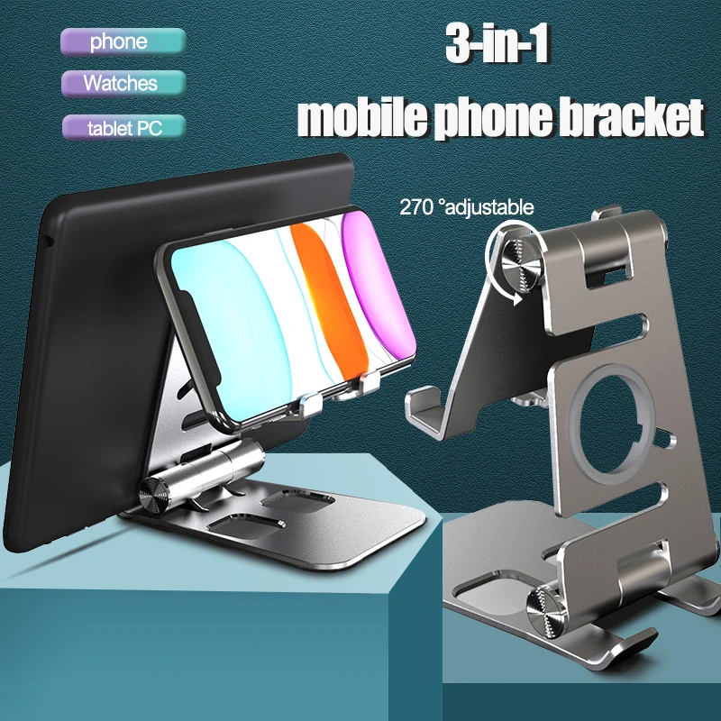 

Desktop Holder Tablet Stand For iPad Pro 11 10.5 10.2 9.7 mini IPhone Metal Rotation Tablet For Samsung Xiaomi Android Tablet PC