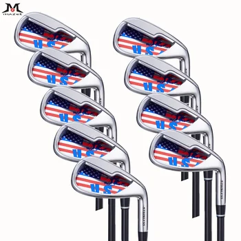 

MAZEL Golf Clubs Golf Irons set Single Length 4-SW(9 Pieces) Graphite Shaft Middle SR Flex