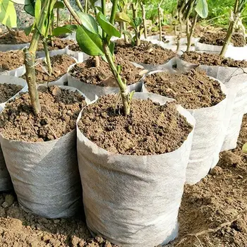 

100Pcs/Set Degradable Plant Nursery Bags Seeds Growing Container Garden Tool Grow Bags