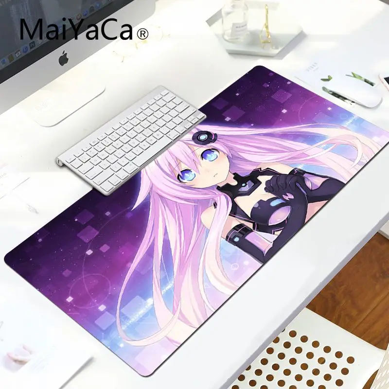 LockEdge 30X90cm MaiYaCa Hyperdimension Neptunia аниме девушка коврики для мышки ноутбук коврик для мышки в стиле аниме ноутбук игровой Lockedge мыши коврик для мыши - Цвет: LockEdge 30X90cm