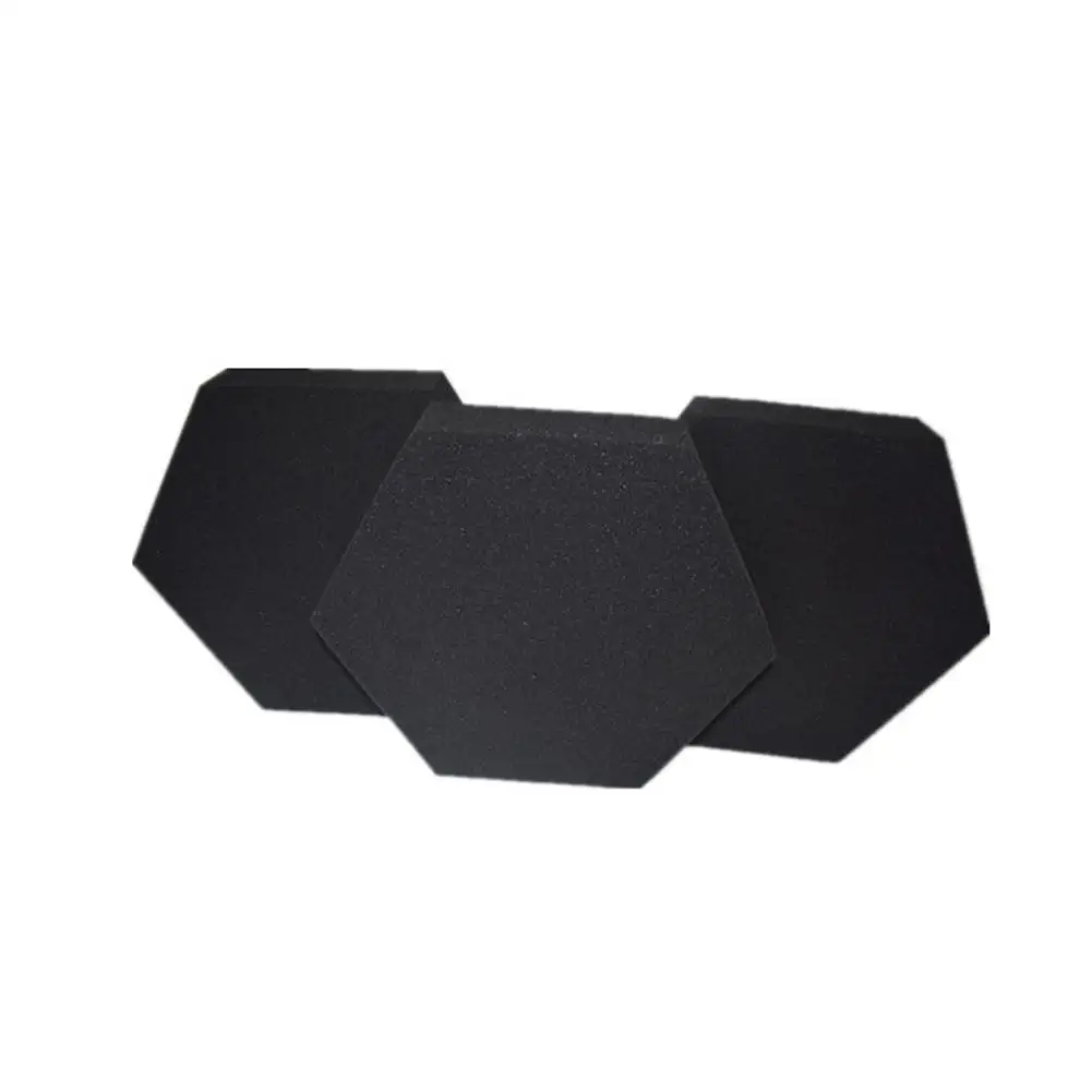 6PCS Acoustic Panels Hexagonal Sound Proof Padding Sound Dampening Panels for Home & Offices Wall   KTV Recording Studio