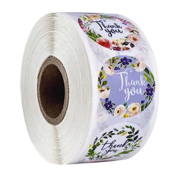 

DIY Decoration 500/Roll X Thank You Stickers Wedding Gift Envelope Decoration Sticker Label For Envelope Gift