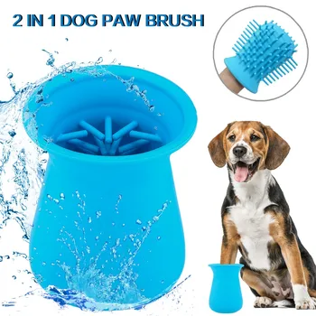 

Dog Paw Cleaner Cup Portable Pet Feet Washer Cat Dirty Paw Cleaning Cup Silicone Pet Foot Wash Tool for Small Large Dogs#0810y30