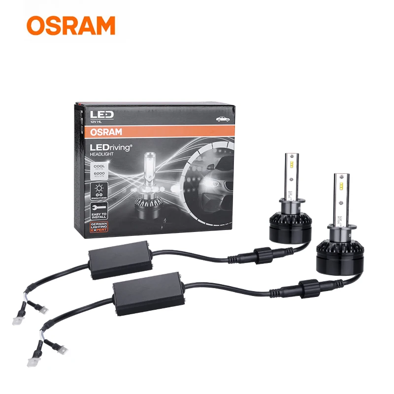 Osram 9005 H11 LED H7 водонепроницаемые Автомобильные фары 6000K H4 H1 9006 HB4 HB3 H9 9012 HIR2