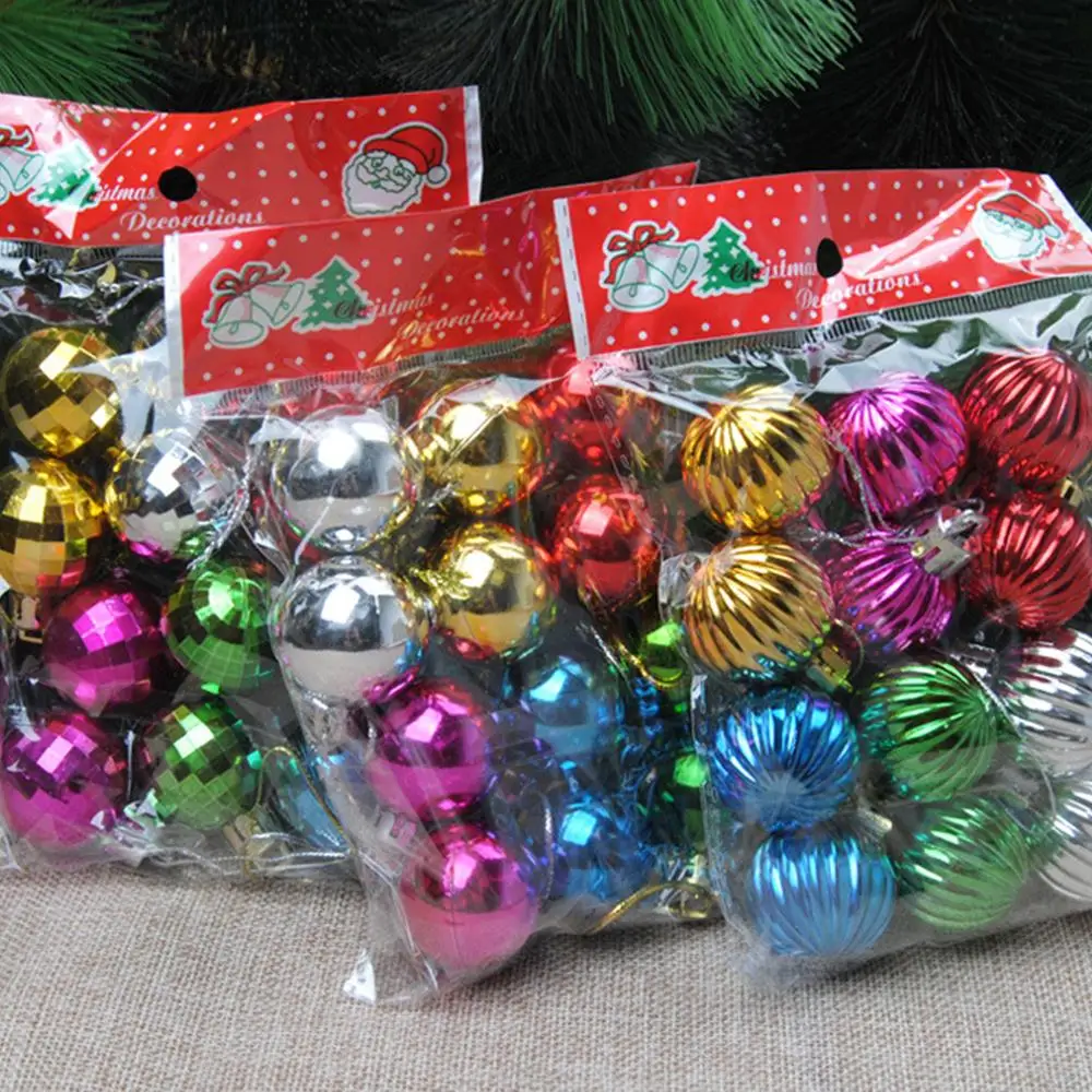 12 шт./компл. пластиковые бороды Baubles декоративные Бальные вечерние Необычные кулон Платье Висячие украшения Рождественская елка цветные
