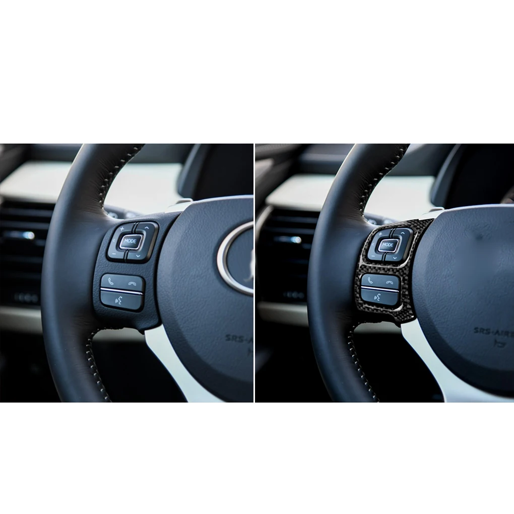 Замена для Lexus IS250 NX200 200t 300h 2 шт./компл. наклейка на руль из углеродного волокна