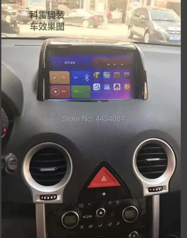 Ouchuangbo Автомобильный gps стерео радио для Renault Koleos 2012 поддержка 4 ядра 1080P ram 2 Гб rom 32 ГБ android 7,1 OS