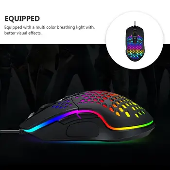 

High configuration USB Wired Gaming Mouse Computer Gamer 2500 DPI Optical Mice for Laptop PC Game Mouse upgrade