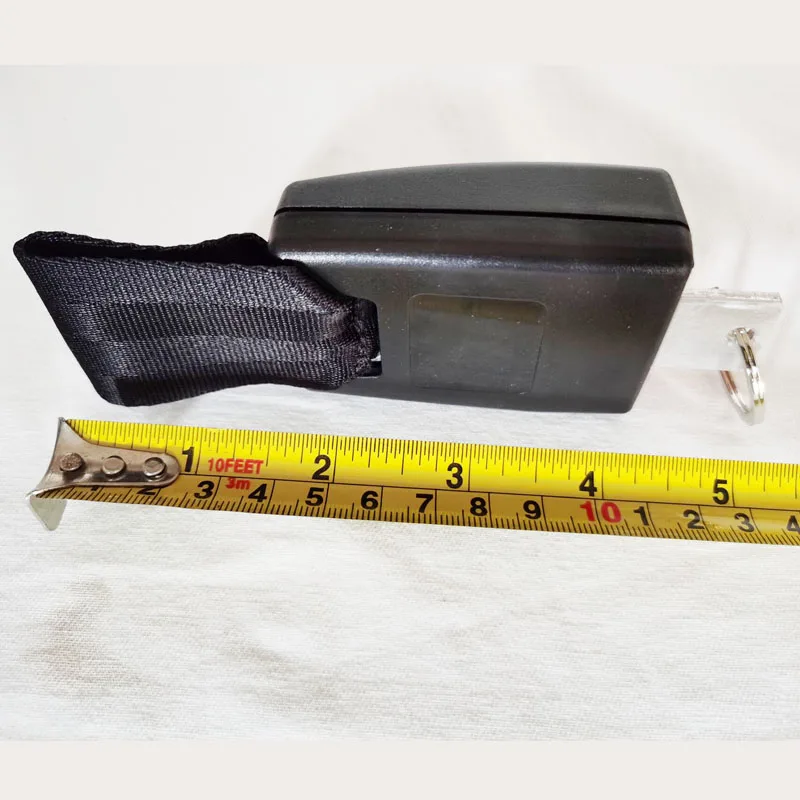 Classic Press Realease Metal Buckles Keychain Car Seat Belt Keyring