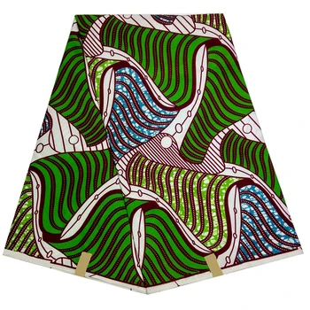 

Nigeria Wax Dutch African Wax Print Fabric 100% Cotton African Print Fabric 6 Yards Cotton Fabric
