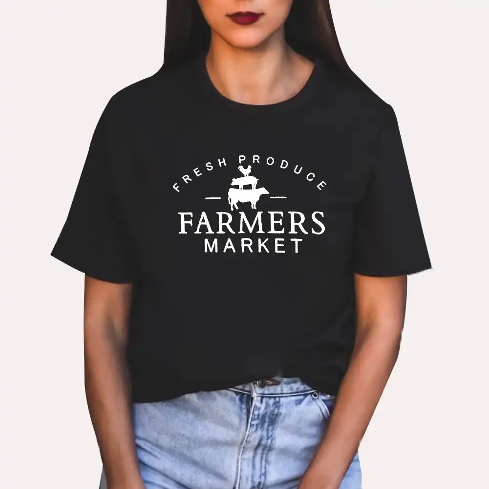 camiseta blanca algodon mujer