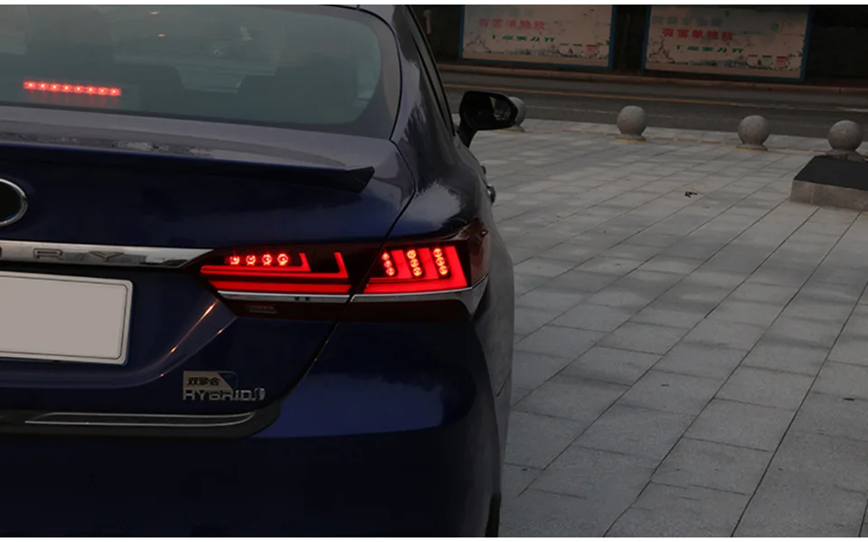 Автомобильный Стайлинг задний фонарь для Toyota Camry задние фонари- Lexus-дизайн светодиодный задний фонарь все светодиодный динамический сигнал