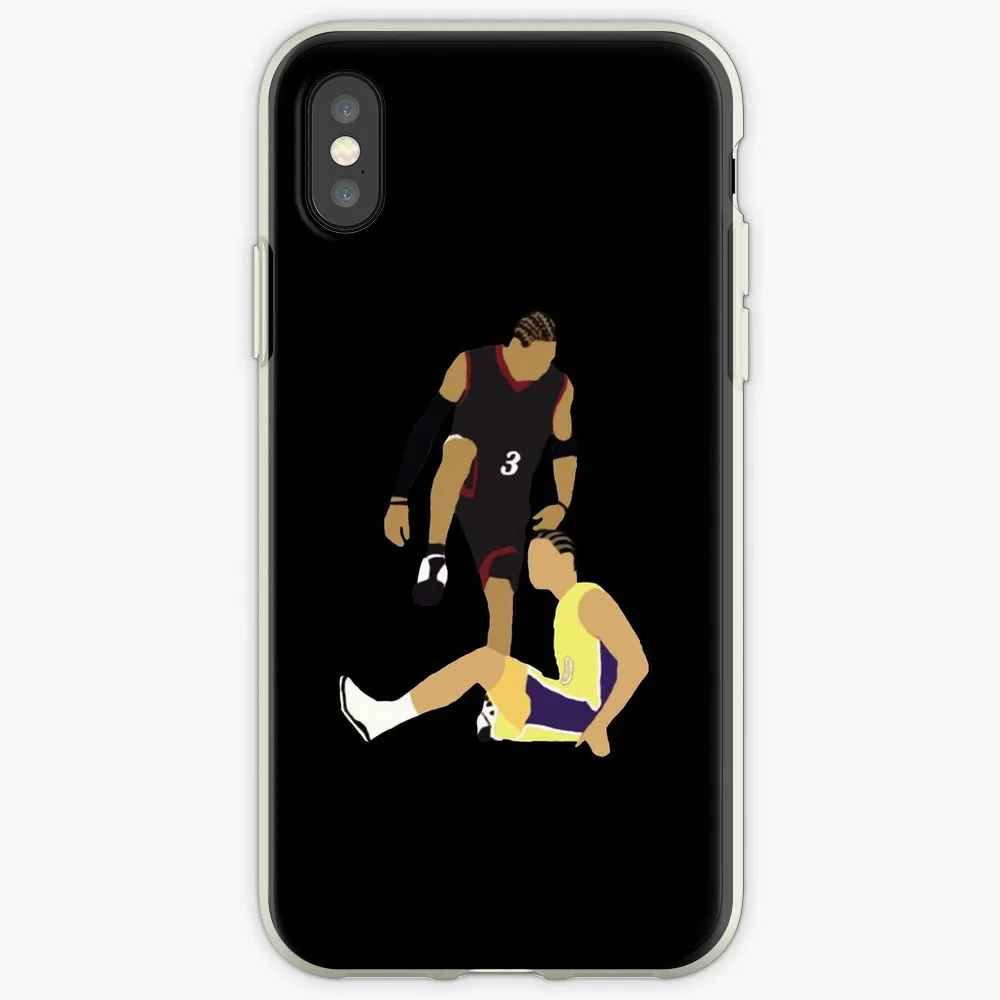 Allen Iverson S for iPhone 11 X XS Max XR Cute Cat Tom Cover iphone 8 7 6 6S Plus Soft Silicone Clear | Мобильные телефоны и