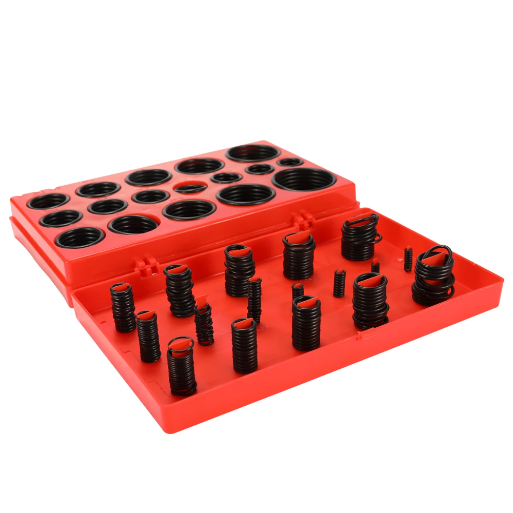 419pcs Assortment Seal Ring Set Universal NBR Rubber Oil Resistance and Corrosion Resistance O-ring Kit with 32 Different Sizes