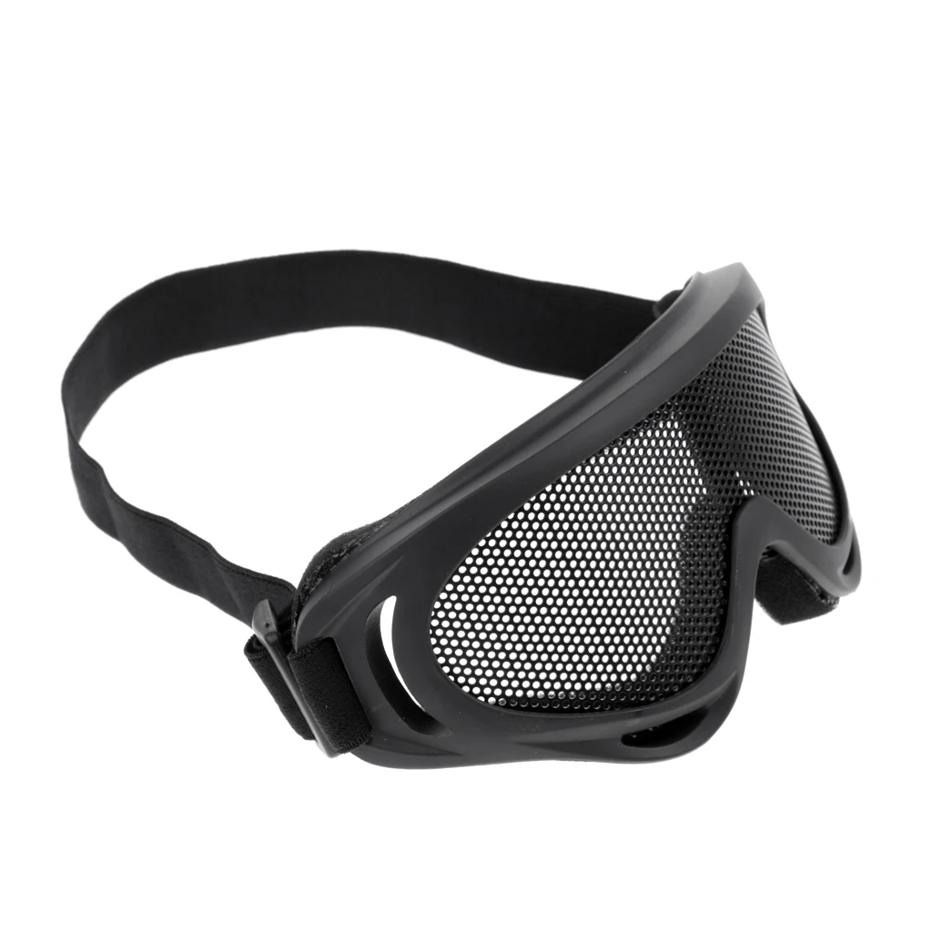 Тактические безопасные стальные сетчатые очки для стрельбы, защитные очки для глаз
