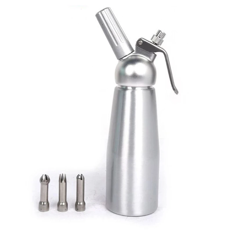 Cream Foamer Gun Whipper Butter Dispenser 304 stainless steel Aluminum 0.5L 1L Coffee Dessert Cake DIY Bake Tools batter dispenser cream foam gun