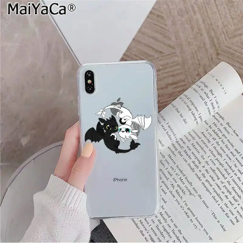 MaiYaCa Беззубик Как приручить дракона клиента высокого качества чехол для телефона iPhone 11 pro XS MAX 8 7 6 6S Plus X 5 5S SE XR