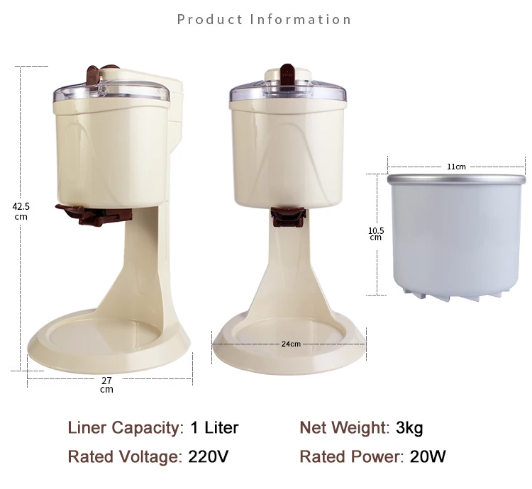 Electric Ice Cream Machine Automatic Chiseza