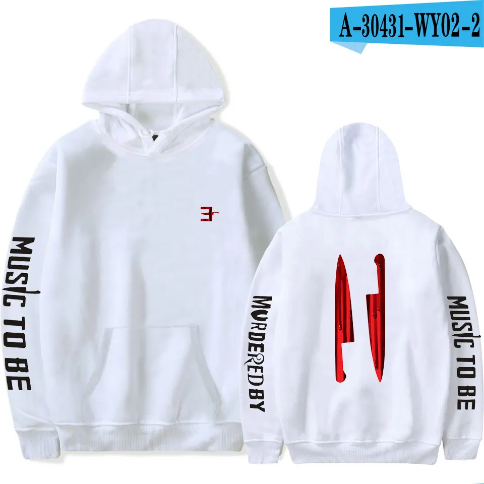 WAWNI 2020 Eminem Music to Be Murdered by Mtbmb Album Logo Fashion Printing Harajuku Casual Couple Plus Size Hooded Sweatshirt 