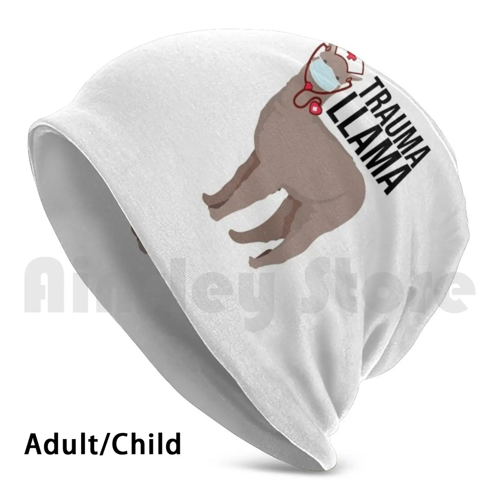 

Trauma Llama-Funny Nurse Alpaca Llama Gift Beanie Hedging Cap DIY Print Cushion Alpaca Design Alpaca Alpaca My Alpaca