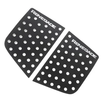 

2 Pcs Car Rear Window Glass Triple-cornered Plate Decoration Cover Trim for Jeep Renegade 2016-2019 Accessories