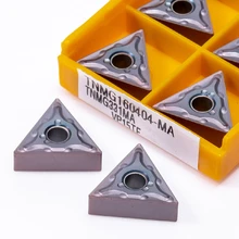 Alta qualidade tnmg160404 vp15tf ue6020 us735 inserções de carboneto torneamento externo ferramentas de corte cnc tnmg 160404 torneamento inserção