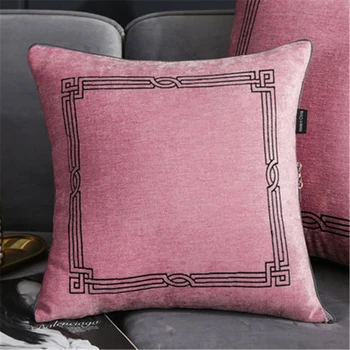 

E-FOUR Fashion Super Soft Coral Velvet Pillowcase Blank Lattice Living Room Sofa Pillow Cushion Home Velvet Cushion Pillow Cars