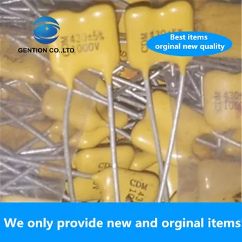 

21pcs 100% New original Original CDM silver mica capacitor 1000V430PF can replace 1000v470PF 430PF 1000V