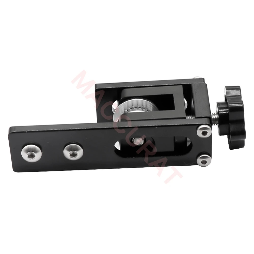 Ender-3 Creality CR-10 CR-10S 3D 프린터 부품용 2020 프로파일 X축 동기식 벨트 스트레치 교정 텐셔너 업그레이드.