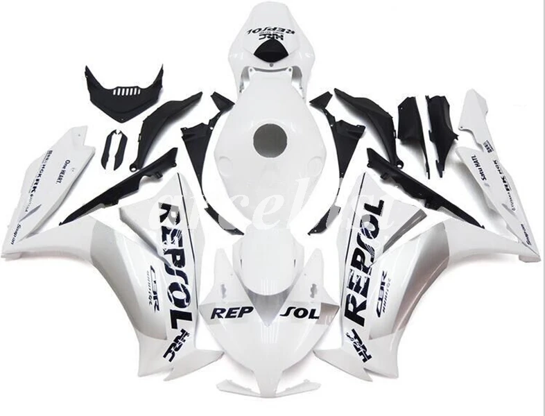 ABS Полный обтекатели Наборы Подходит для HONDA CBR1000RR 2012 2013 для детей возрастом 12, 13, 14, 15, 16 CBR1000 1000RR корпус набор серебряных repsol