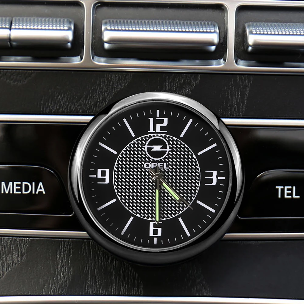 1x Car Clock Interior Auto Accessories Dashboard Decoration For Opel