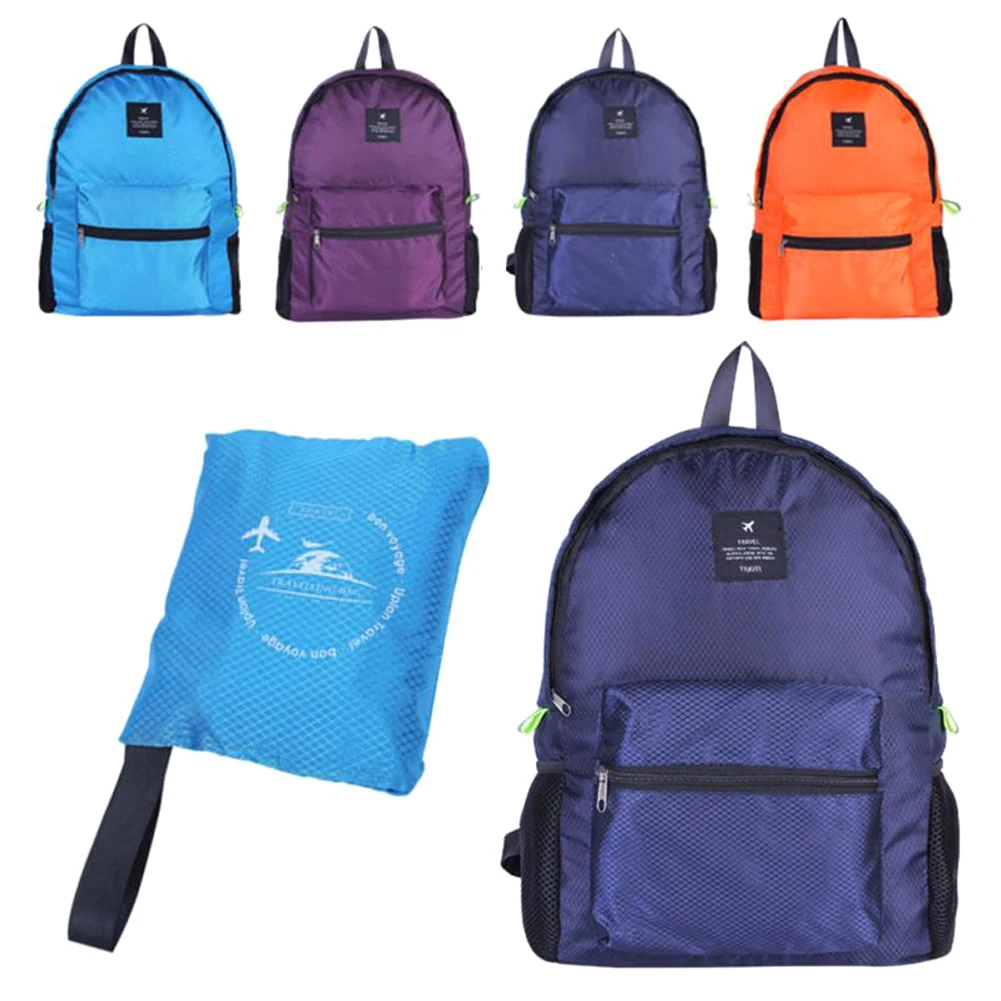 Новый высококачественный прочный нейлоновый складной рюкзак унисекс легкий