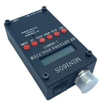 

Mini60 Sark100 1-60MHz HF ANT SWR Antenna Analyzer Meter wireless Android APP Battery PC Software for Ham Radio Hobbists