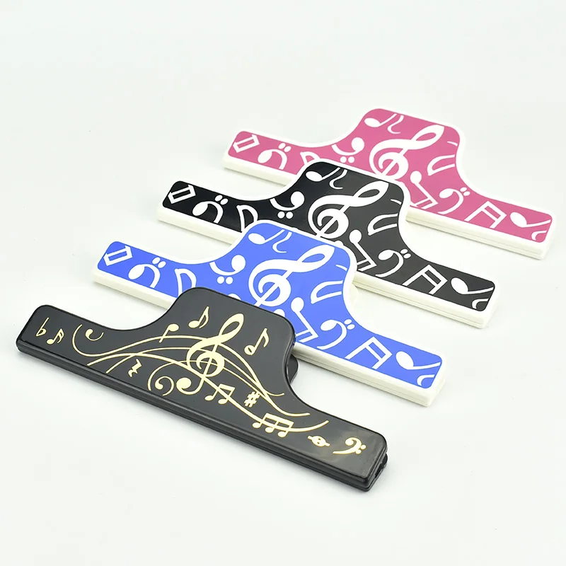 

Large Plastic Music Paper Clips memo holder Bookmark Music Score Fixed Clip for Piano Music Book Page Stationery Supplies