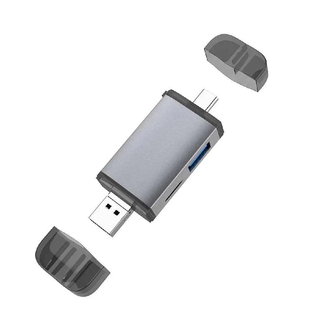 BEESCLOVER кард-ридер USB2.0 SD/MMC слот Micro SD/TF слот Многофункциональный 6 в 1 тип-c OTG кард-ридер SD/TF/с USB r60
