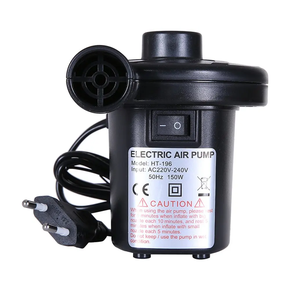 Electric Inflator Pump Deflate Pump Inflatable Pump Electric Air Mattress Camping Blower Pump Car Inflator Electric Air Pump