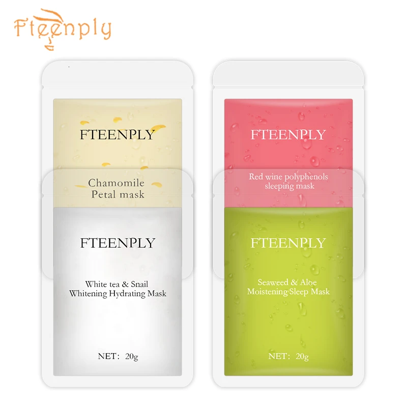Маска для лица FTEENPLY увлажняющая отбеливающая восстанавливающая и осветляющая| |